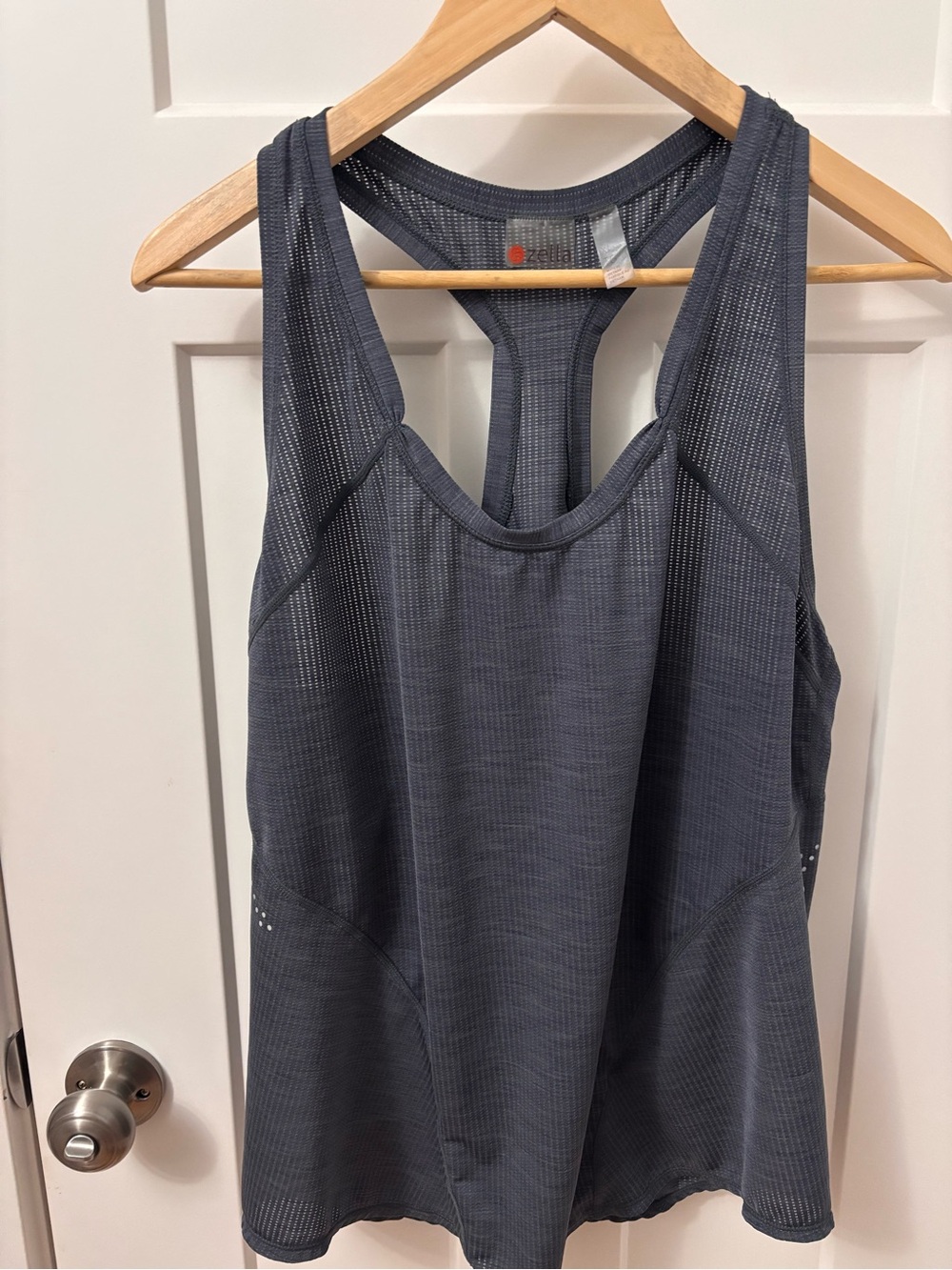 Zella Charcoal Gray Racerback Tank size XL
